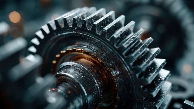 Computer circuit board and miniature industrial landscape showcasing technology and engineering