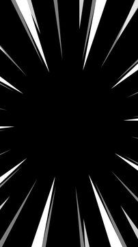 Anime Running Speed Lines Animation Vertical