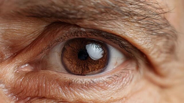 Eye expressions of middle-aged and elderly men [4K]