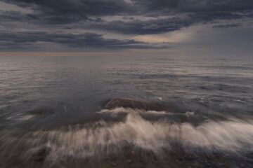 Seascape on the Polish Baltic Sea
