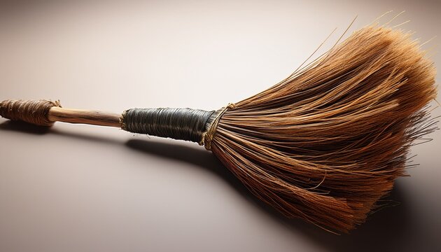 Enchanting Broom A Captivating Illustration Of A Charming Broom It Is More Than Just A Tool It S A Symbol Of Simplicity And Enchantment - Powered by Adobe