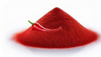 Pepper Red Chili Pepper For Seasoning Spice Ingredient Isolated On White Background