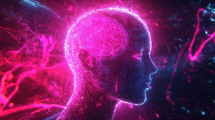 Digital human brain processing artificial intelligence data