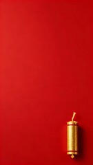 A golden cylindrical