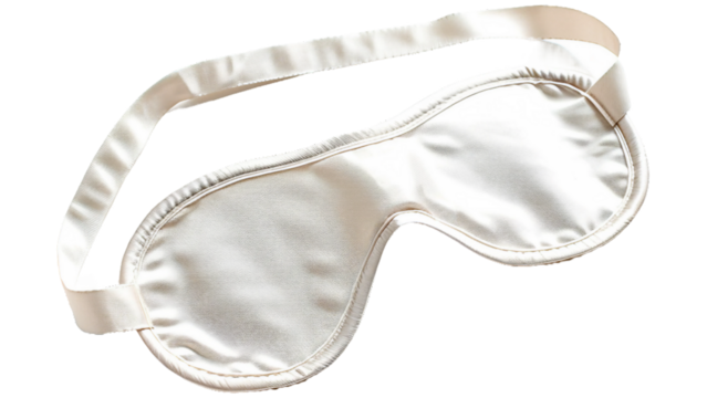 white silk sleepmask, soft eye mask fabric, satin sleep mask, white sleeping mask, silky eye cover, bedtime eye accessory, luxury sleep mask, soft satin eye mask, white night mask, relaxing sleep item