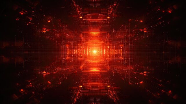 Navigating digital data tunnel creating virtual cyberspace network