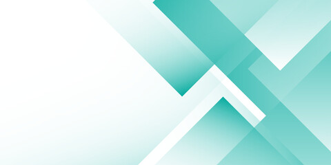 green and white banner background with diagonal stripes design. modern futuristic subtle abstract background. Modern abstract vector long banner background. Futuristic technology concept graphic.	