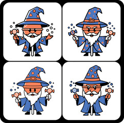 Cute pencil characters with smiling faces and arms,  Funny school pencil mascots walking and posing,  Playful stationery characters for children designs