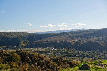 Pamoramic view from Jvari Monastery.