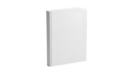 A simple white rectangular panel with a subtle shadow isolated on transparent background