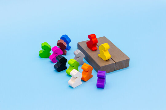 The concept of a public debate watched by a group of people - Powered by Adobe