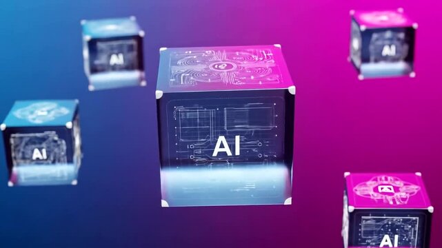 AI Cubes - Exploring the Future of Artificial Intelligence Technology.