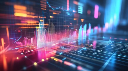 Digital business data processing and financial market analysis