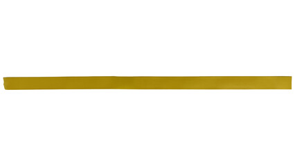 Minimalist horizontal golden yellow bar design element. simple elongated rectangular shape for...