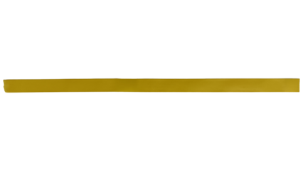 Minimalist horizontal golden yellow bar design element. simple elongated rectangular shape for graphics.