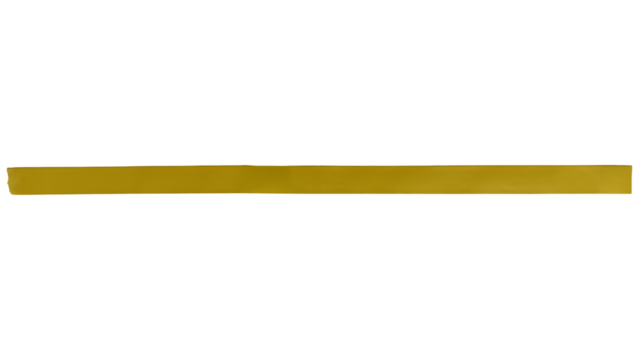 Minimalist horizontal golden yellow bar design element. simple elongated rectangular shape for graphics. - Powered by Adobe