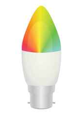Led narrow bulb. vector illustration