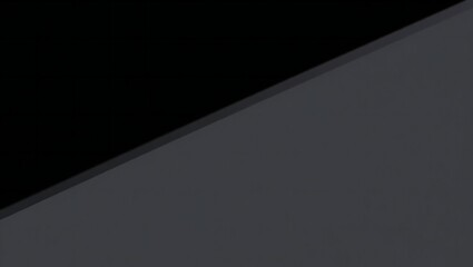 Abstract geometric background with contrasting dark gray and black diagonal shapes