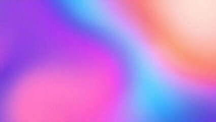 Vibrant gradient of purple blue pink and orange colors with a soft light effect