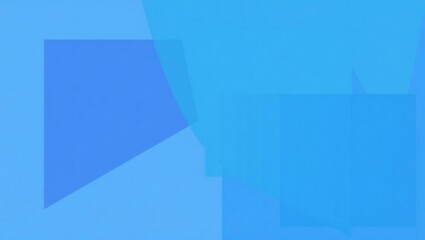 Abstract geometric composition with shades of blue