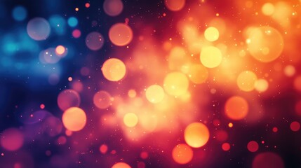 Obraz premium Abstract bokeh lights creating vibrant sparkling background effect