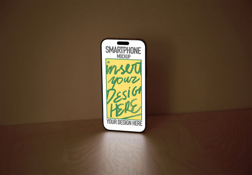 Blank Screen Smartphone Mockup