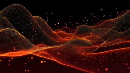 Digital wave pattern forming abstract data network