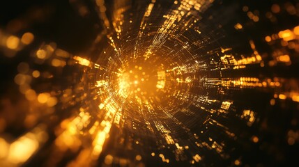 Digital data tunnel background transmitting information technology