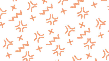 怒りマークのパターン背景