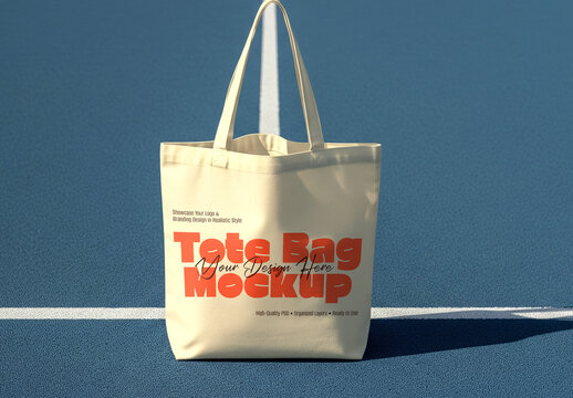 Cotton Tote Bag Mockup Template