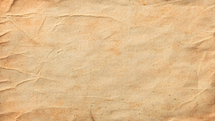 Old crumpled paper texture or background