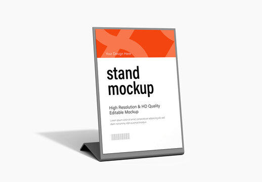 Table Tent Mockup PSD Template
