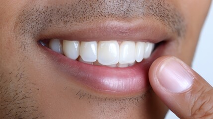 Bright smile highlighting dental care during a dental check-up session