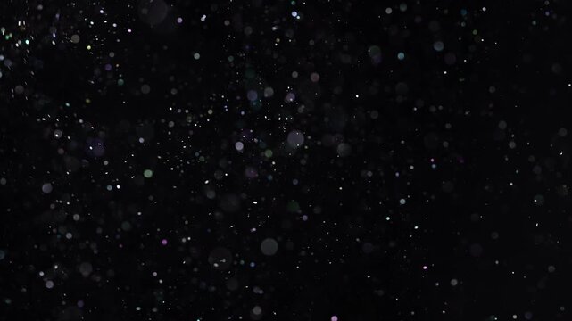 Sparkling winter dust forming a magical seasonal backdrop for text placement and creative intros.