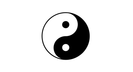 Embrace balance and harmony with the iconic Yin Yang symbol, representing duality and interconnectedness for modern wellness and design inspiration.