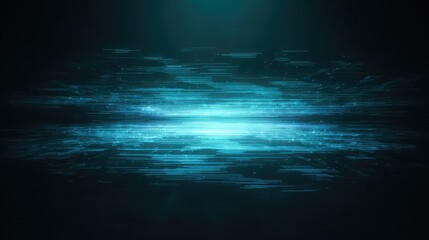 Digital data stream moving across cyber network background