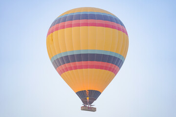 Obraz premium Hot Air Balloon over Cappadocia Valleys in Nevsehir, Turkiye