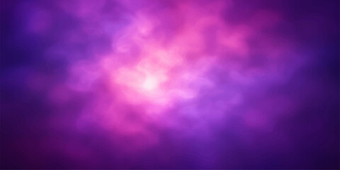 An abstract purple space background featuring glowing particles, bright stars, and a subtle blue galaxy motion design © ROPA
