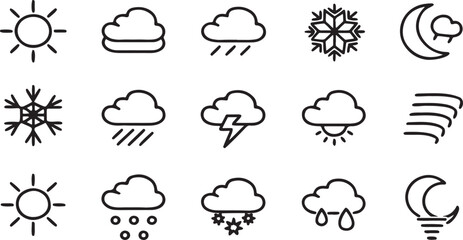 set of vector icons