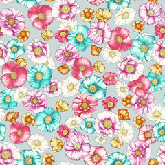 Abstract colored paper. Colored paint stains isolated on white background