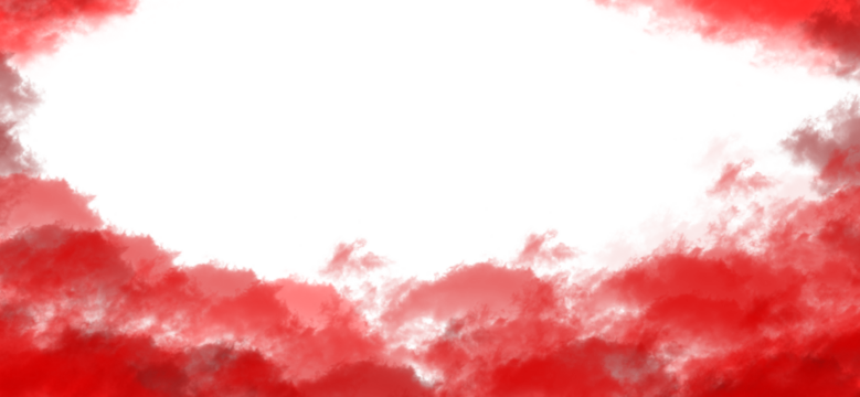 A deep red high-contrast cloud-texture composition generating a powerful dramatic border ideal for bold digital graphics, expressive artwork, and visually impactful modern design