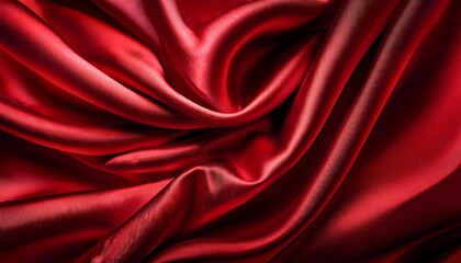 Smooth Elegant Red Silk Or Satin Luxury Cloth Texture As Abstract Background Luxurious Background Design