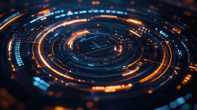 Digital network processing data connection in abstract technology