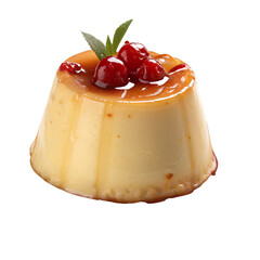 Pudding on transparent background Pudding on transparent background