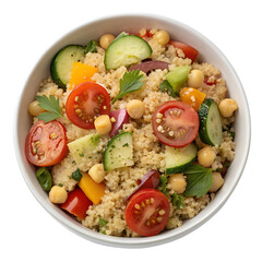 Quinoa Salad on transparent background