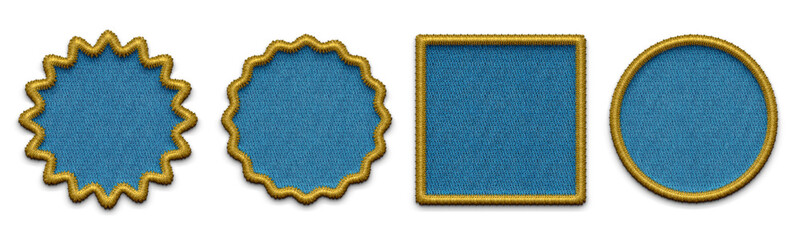 Embroidery Shapes for background	