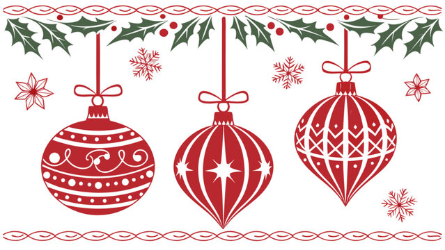 Download christmas ornament svg vector for christmas decoration and holiday crafting projects free design