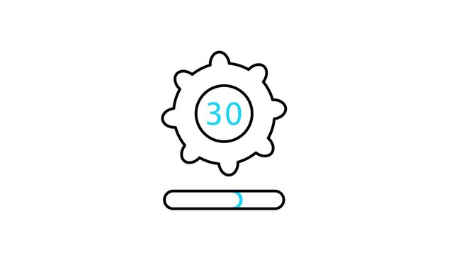 System update animated icon video