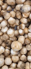 Straw mushrooms for cooking for background