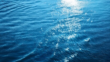 Abstract Light Blue Water Texture Background